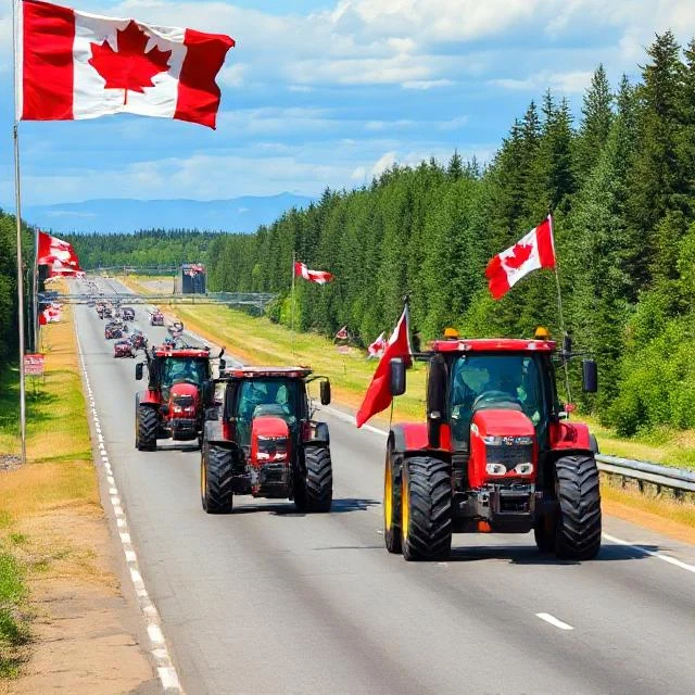 Canadian Farmers Protest